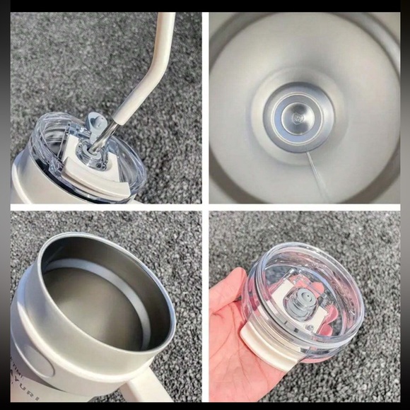 40 ounce vacuum insulated cup with handle stainless steel thermos (hot/cold) - Picture 4 of 10